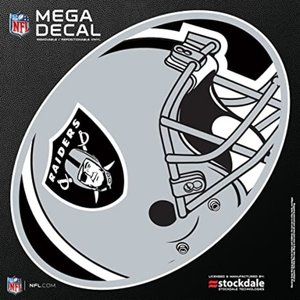Stockdale Technologies Oakland Raiders 12"x12" Mega Decal NEW